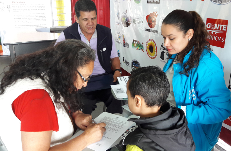 Más cerca de las familias que vivirán en Ciudad Bolívar