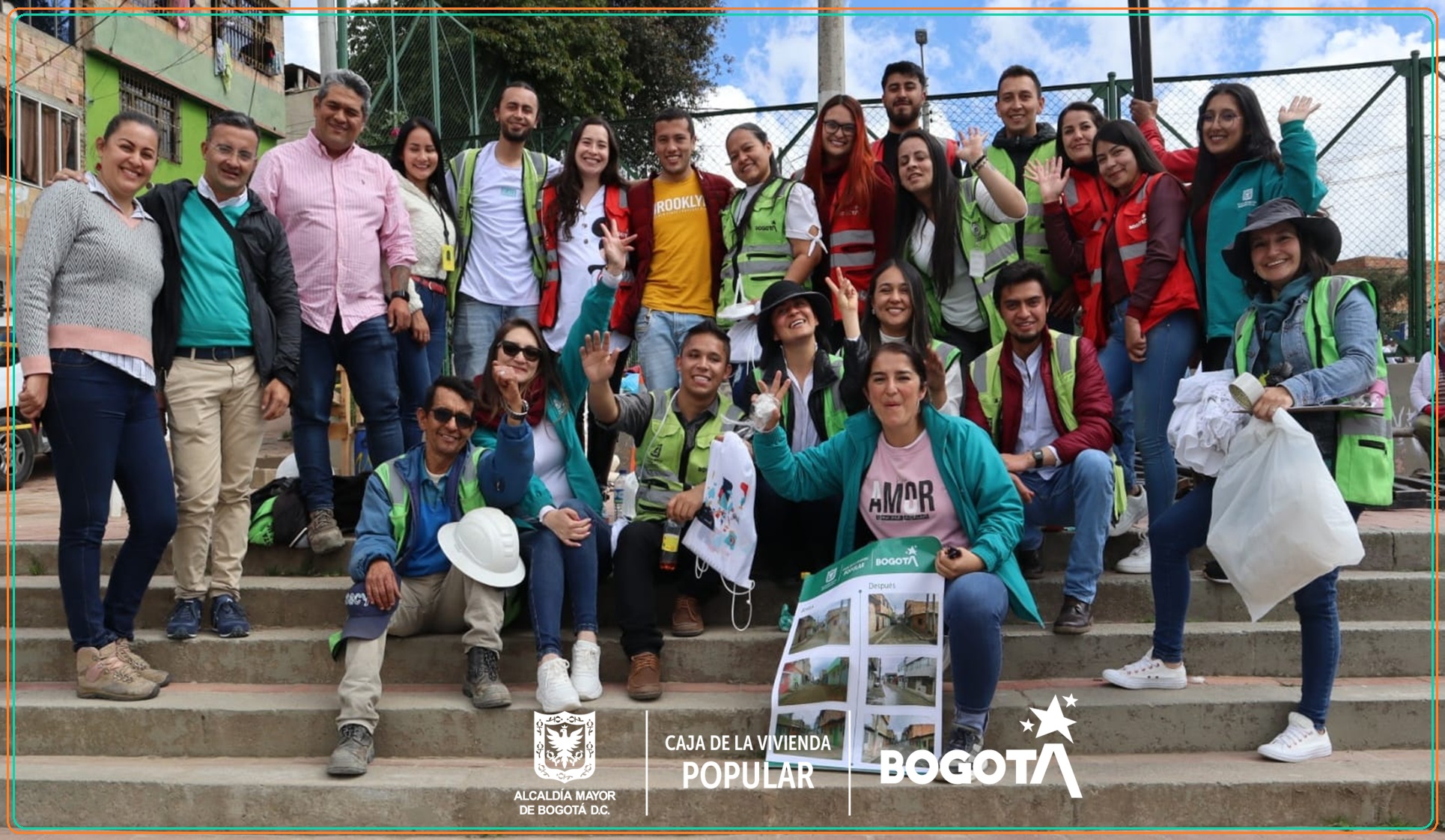 La Caja de la Vivienda Popular y su componente social de mejoramiento de barrios, realizará diversas actividades de participación comunitaria en seis localidades intervenidas con obras; San Cristóbal, Usme, Santafé, Rafael Uribe Uribe, Usaquén y Ciudad Bolívar.