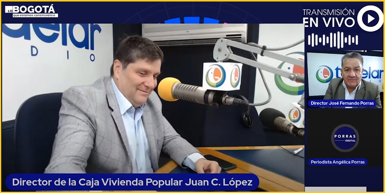 El Director de la Caja de la Vivienda Popular entregó resultados en programa radial la Voz de Porras, donde habló de mejoramiento de Barrios, vivienda, titulación de predios y reasentamientos, entre otros. 