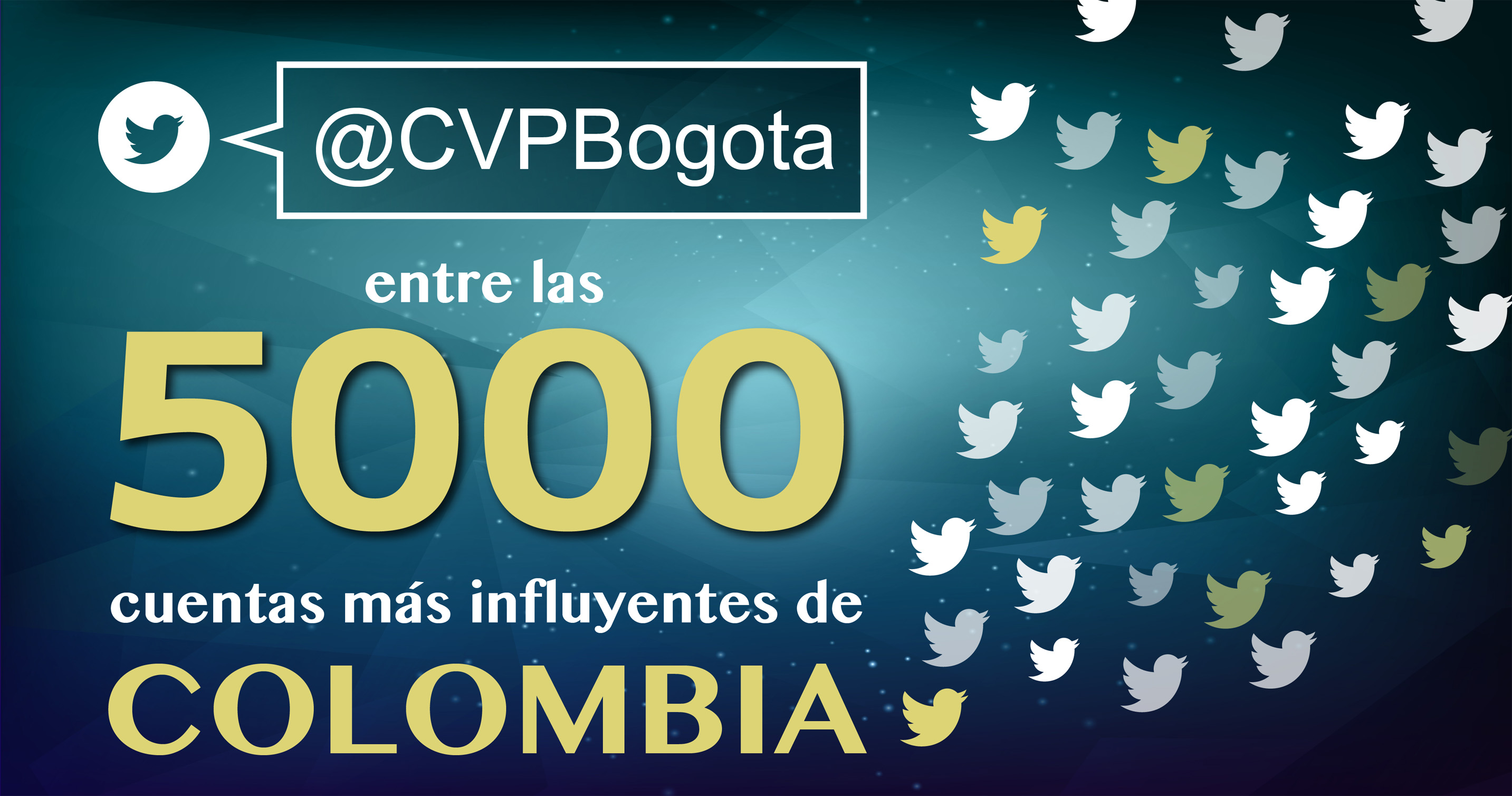 Twitter de la CVP en el ranking de las 5.000 cuentas más influyentes del país