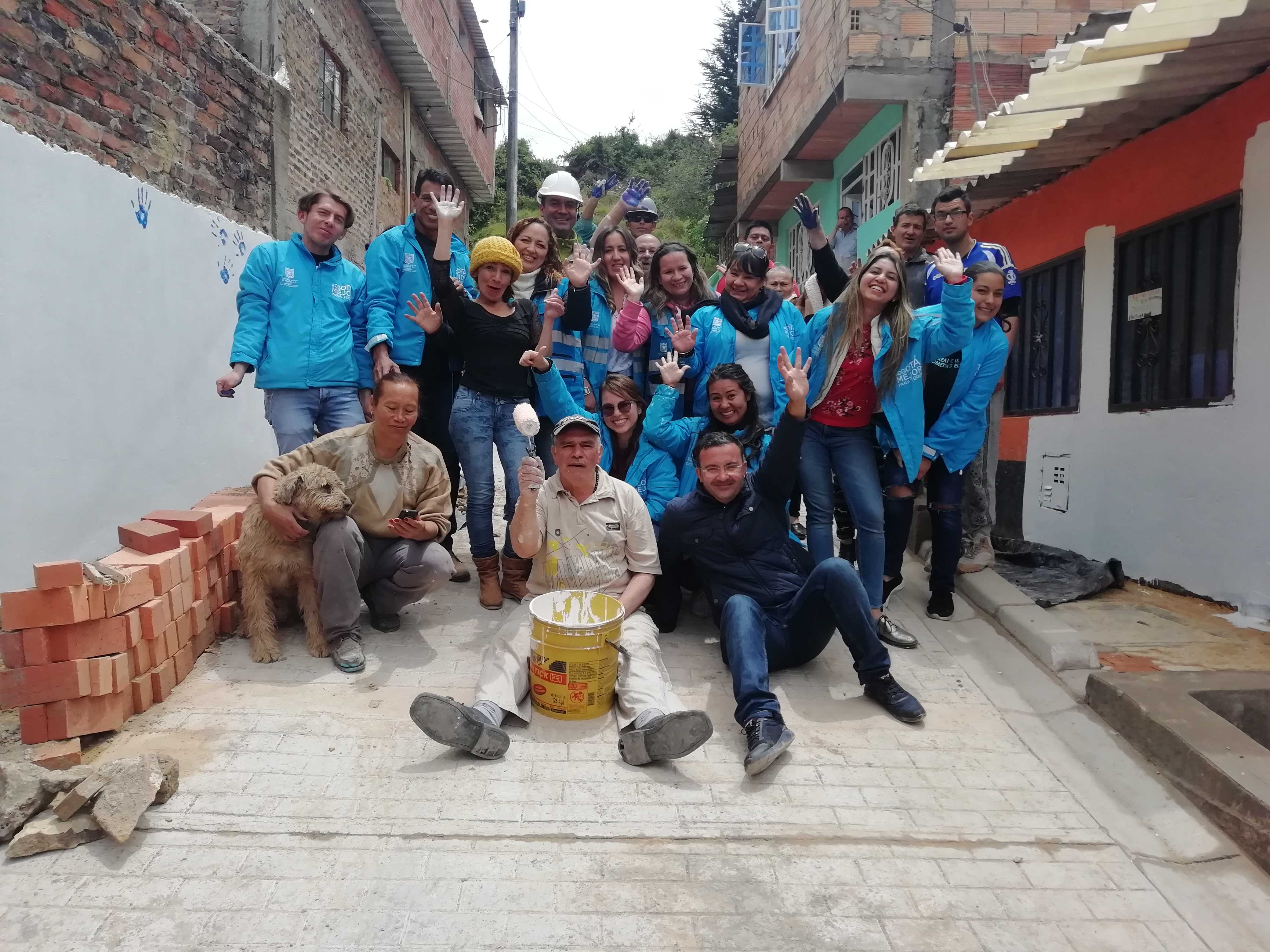 300 habitantes en San Cristóbal cumplieron el sueño de tener calles dignas, seguras y transitables 