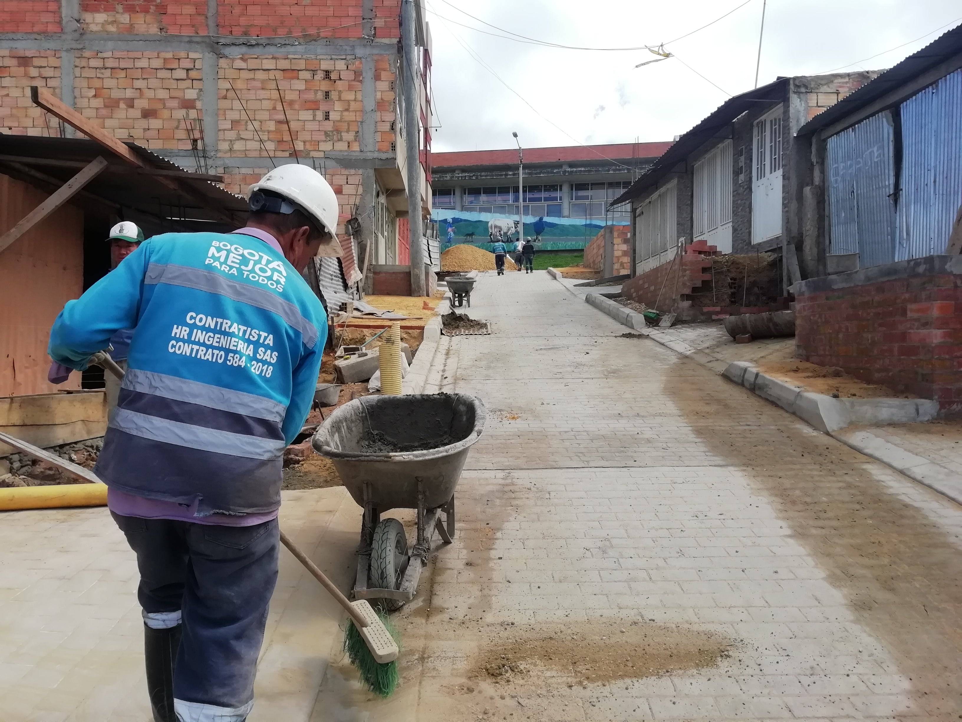 A buen ritmo avanzan obras ejecutadas por la CVP en Usme