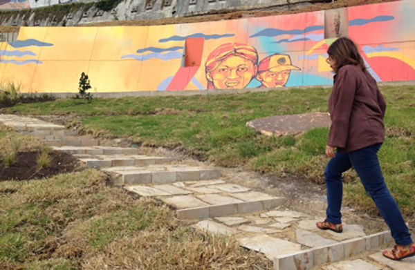 Secretaría del Hábitat y Pintuco pintaron el mural más grande de Colombia