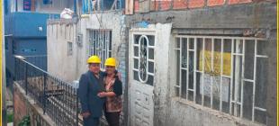 Beneficiarios Plan Terrazas: Luis Hortúa vive en el barrio Guacamayas de la localidad de San Cristóbal junto a su esposa Luz Midia Cortés