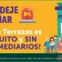 No te dejes engañar, el plan terrazas es gratuito y no requiere intermediarios